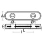 Vetus-type anode with insert